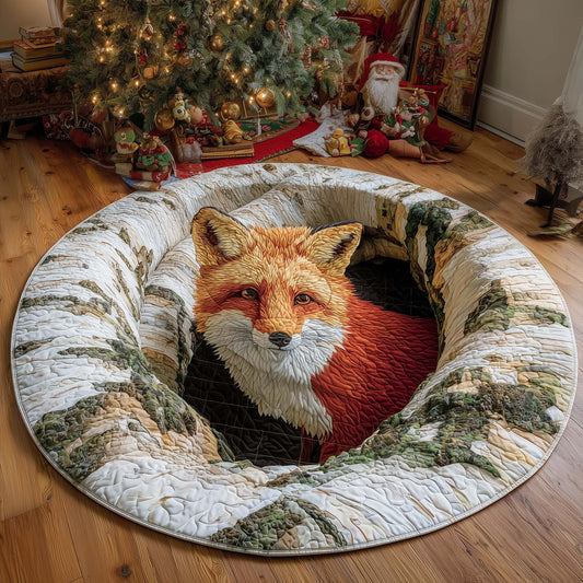 Birch Fox Quilted Round Mat GFTOQM526