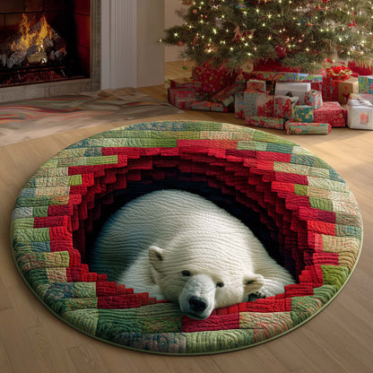 Quilted Bear Quilted Round Mat GFTOQM532