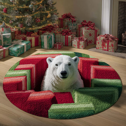 Quilted Bear Quilted Round Mat GFTOQM535