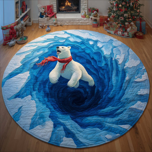 Vortex Bear Quilted Round Mat GFTOQM540