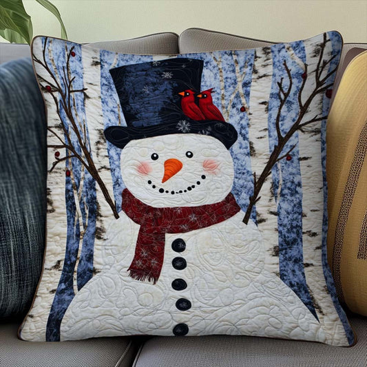 Snowman Quilted Pillow Case GFTOQM550