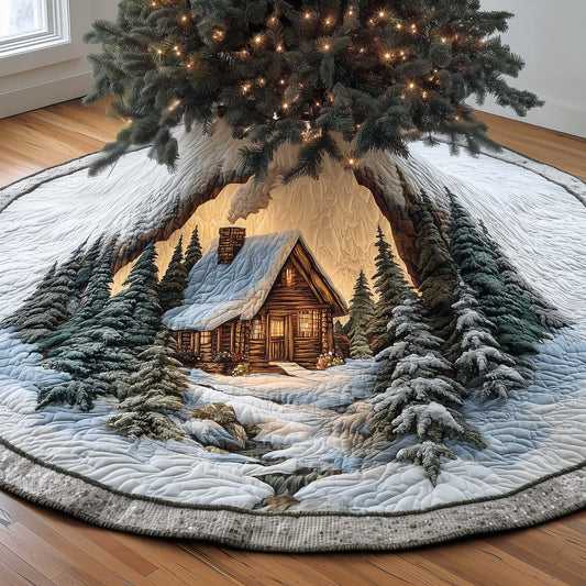 Lake Cabin Quilted Tree Skirt GFTOQM564