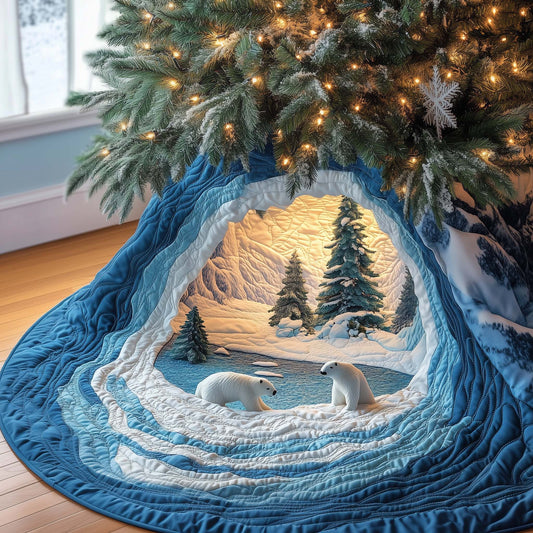 Polar Bear Quilted Tree Skirt GFTOQM569