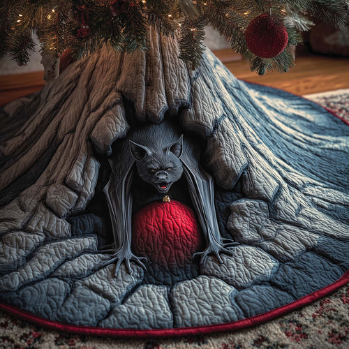 Gothic Bat Quilted Tree Skirt GFTOQM577