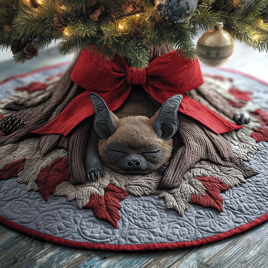 Sleeping Bat Quilted Tree Skirt GFTOQM578