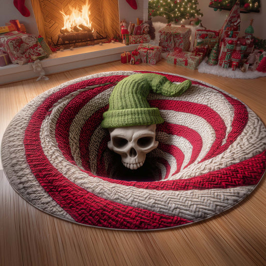 Elf Skull Quilted Round Mat GFTOQM594