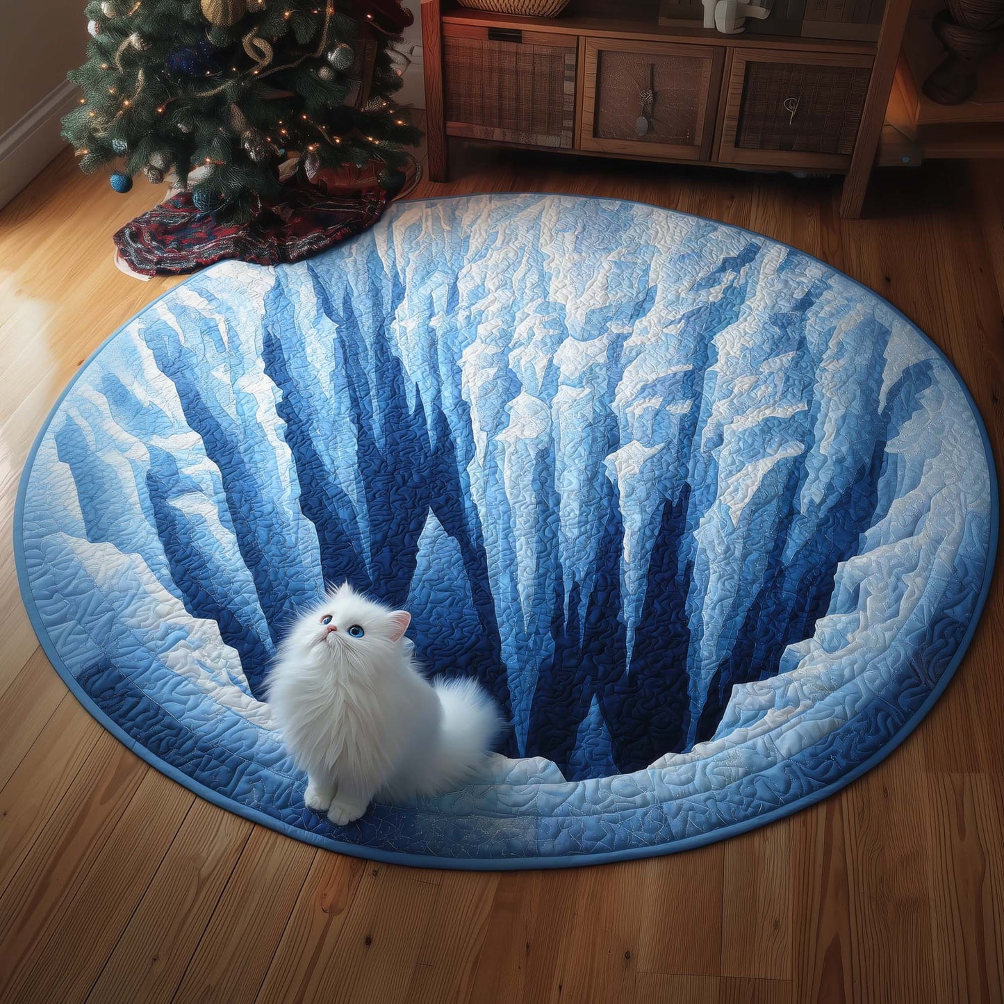 Arctic Cat Quilted Round Mat GFTOQM59