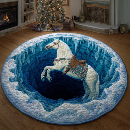 Arctic Horse Quilted Round Mat GFTOQM600