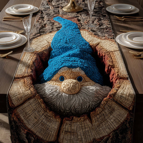 Tree Gnome Quilted Table Runner GFTOQM639