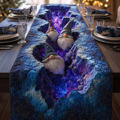 Crystal Gnomes Quilted Table Runner GFTOQM643