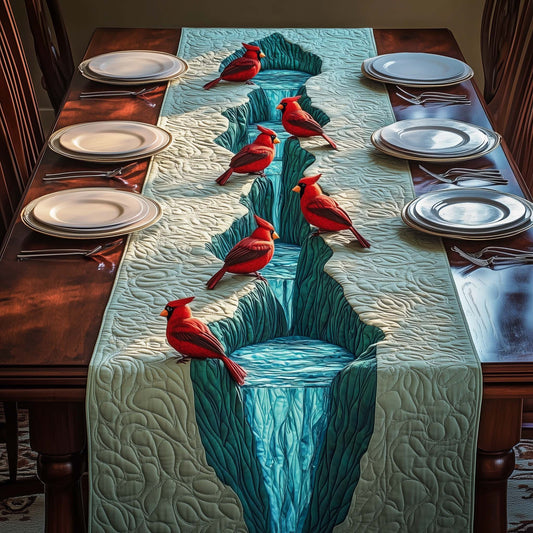 River Cardinals Quilted Table Runner GFTOQM656