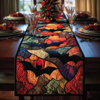 Stained Bats Quilted Table Runner GFTOQM690