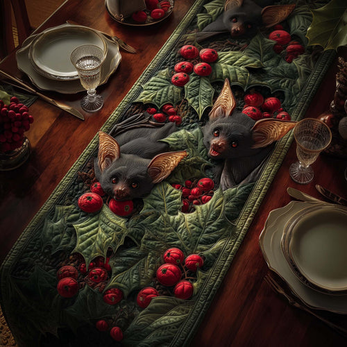 Leafy Bats Quilted Table Runner GFTOQM691