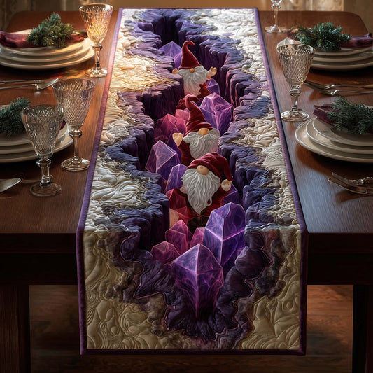 Crystal Gnomes Quilted Table Runner GFTOQM702