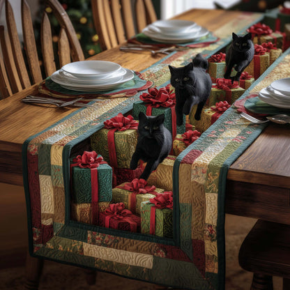 Box Kittens Quilted Table Runner GFTOQM714