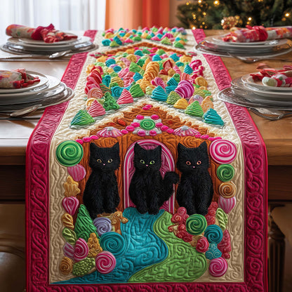 Candy Cats Quilted Table Runner GFTOQM725