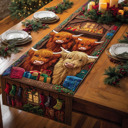 Barn Cows Quilted Table Runner GFTOQM788