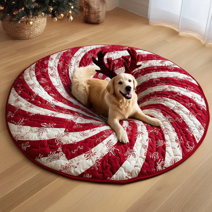 Candy Retriever Quilted Round Mat GFTOQM78