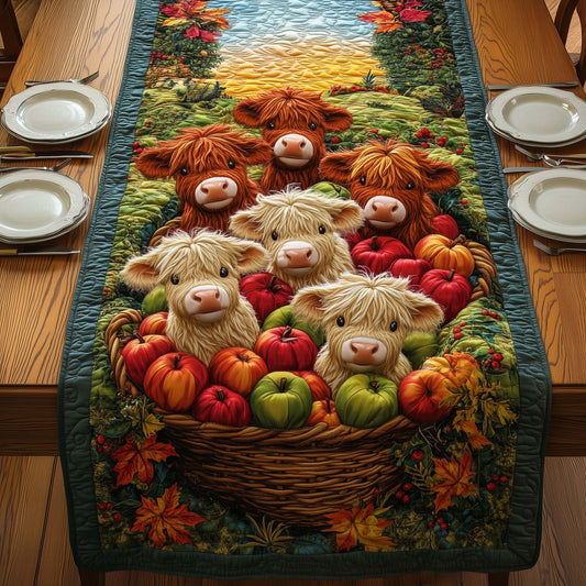 Orchard Cows Quilted Table Runner GFTOQM791