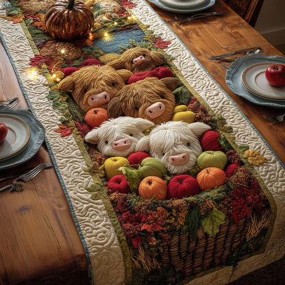 Orchard Cows Quilted Table Runner GFTOQM792