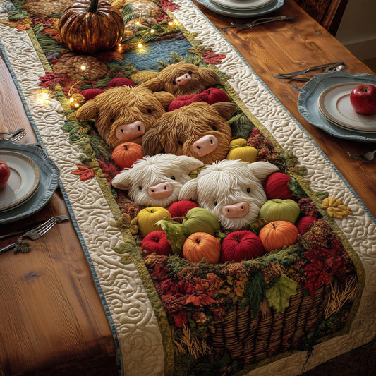 Orchard Cows Quilted Table Runner GFTOQM792