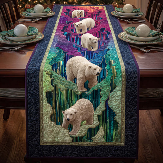 Cave Bears Quilted Table Runner GFTOQM798
