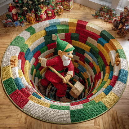 Hammer Elf Quilted Round Mat GFTOQM820