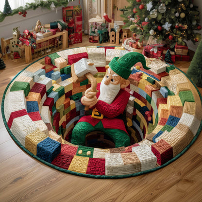 Hammer Elf Quilted Round Mat GFTOQM824