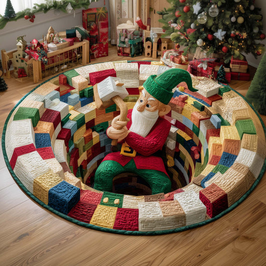 Hammer Elf Quilted Round Mat GFTOQM824