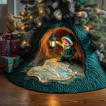 Explorer Elf Quilted Tree Skirt GFTOQM831