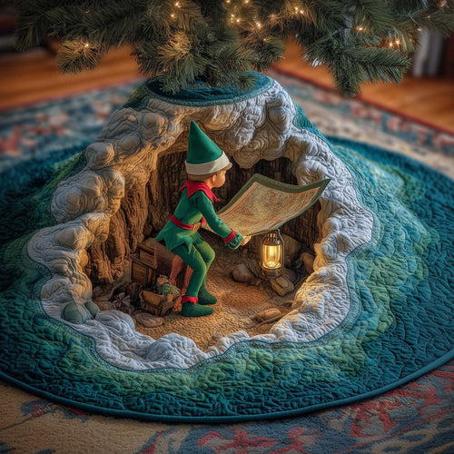 Explorer Elf Quilted Tree Skirt GFTOQM832