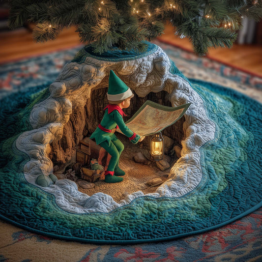 Explorer Elf Quilted Tree Skirt GFTOQM832
