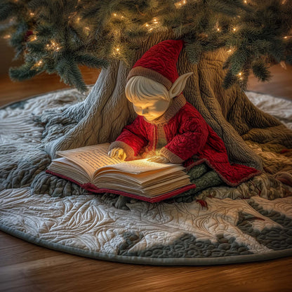 Reading Elf Quilted Tree Skirt GFTOQM836