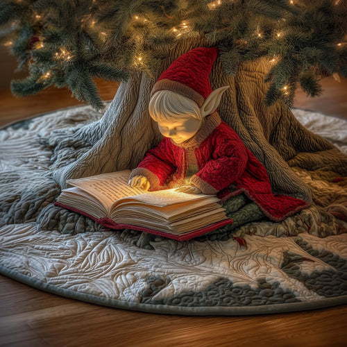 Reading Elf Quilted Tree Skirt GFTOQM836