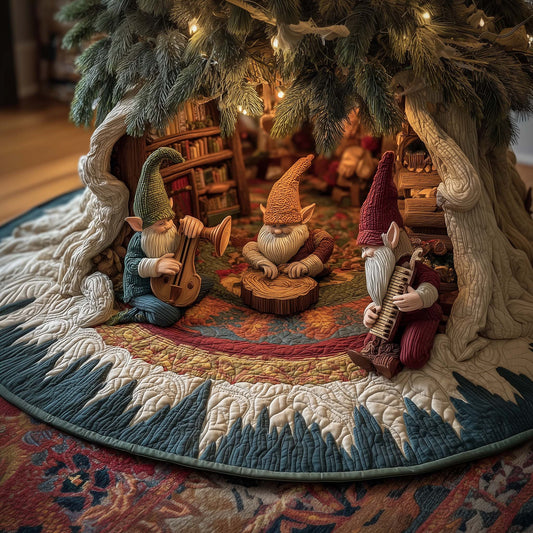 Elves Band Quilted Tree Skirt GFTOQM839