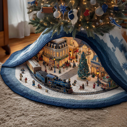 Town Express Quilted Tree Skirt GFTOQM844