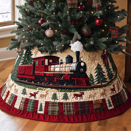 Red Express Quilted Tree Skirt GFTOQM853