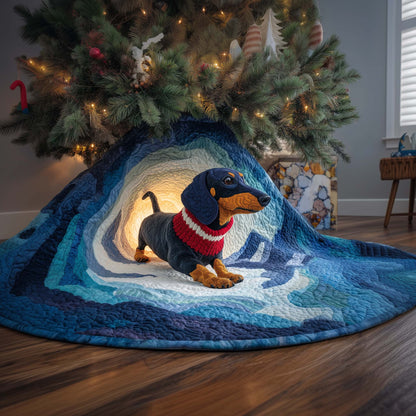 Proud Dachshund Quilted Tree Skirt GFTOQM884