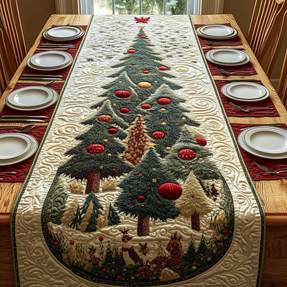 Holiday Tree Quilted Table Runner GFTOQM929