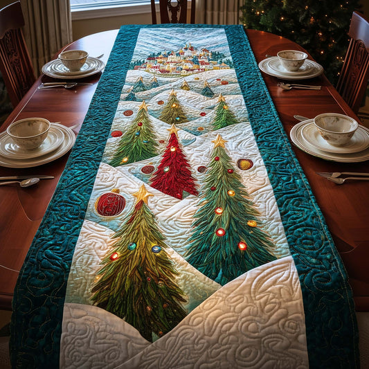 Twinkle Village Quilted Table Runner GFTOQM933