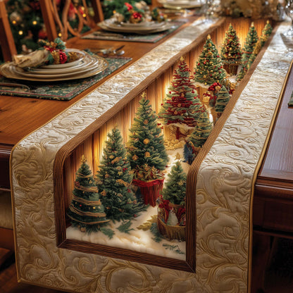 Golden Forest Quilted Table Runner GFTOQM936