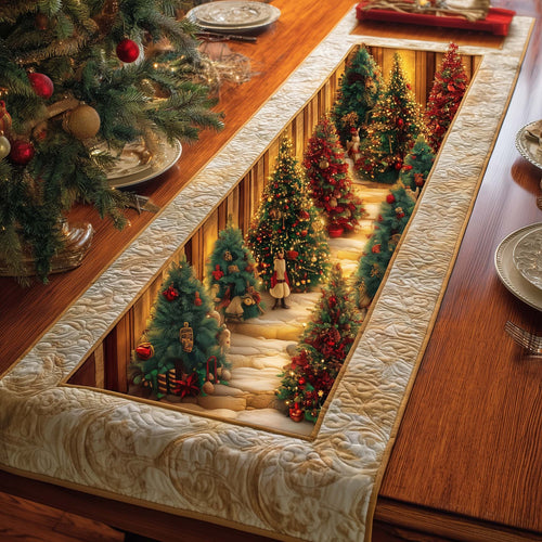 Warm Pines Quilted Table Runner GFTOQM937