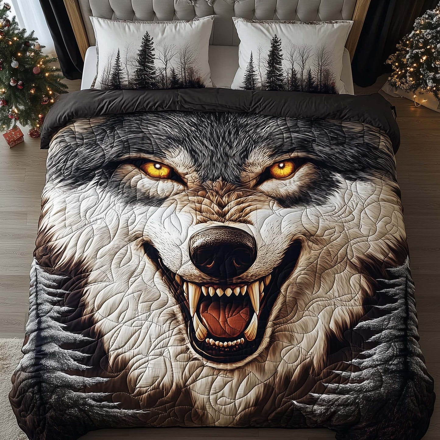 Feral Fury 3-Piece Quilted Bedding Set GFTOQM946
