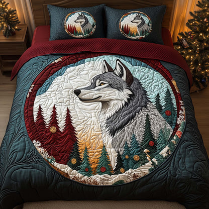 Forest Crest 3-Piece Quilted Bedding Set GFTOQM950