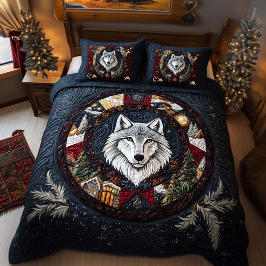 Arctic Crest 3-Piece Quilted Bedding Set GFTOQM951