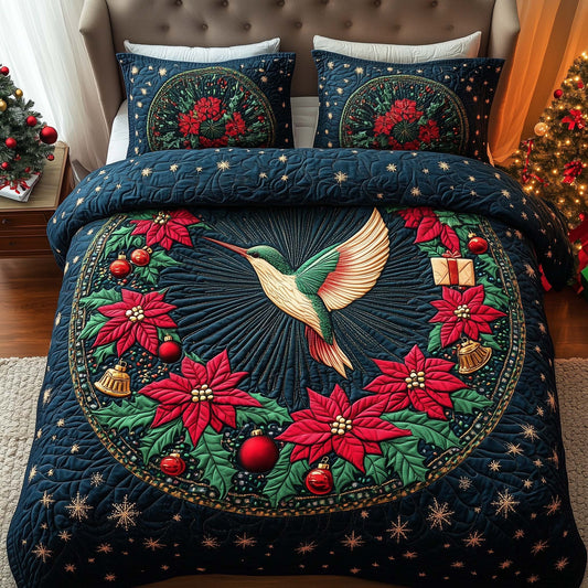 Star Humming 3-Piece Quilted Bedding Set GFTOQM957