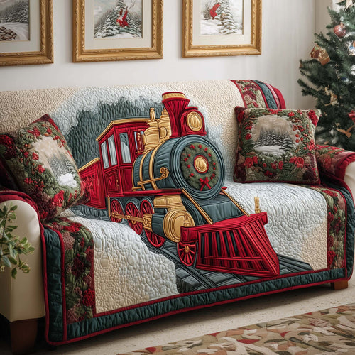 Holiday Express Quilted Sofa Cover GFTOQM960