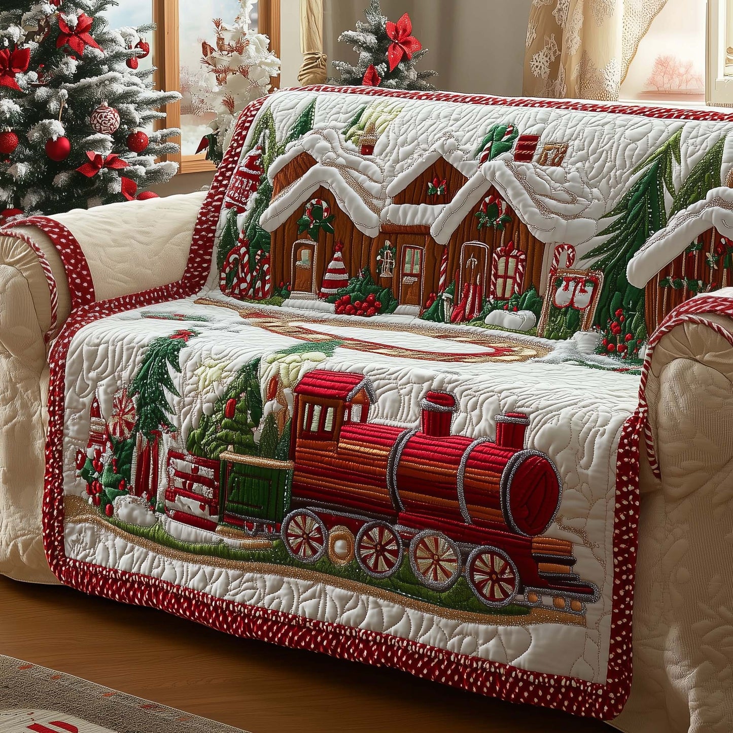 Candy Express Quilted Sofa Cover GFTOQM967