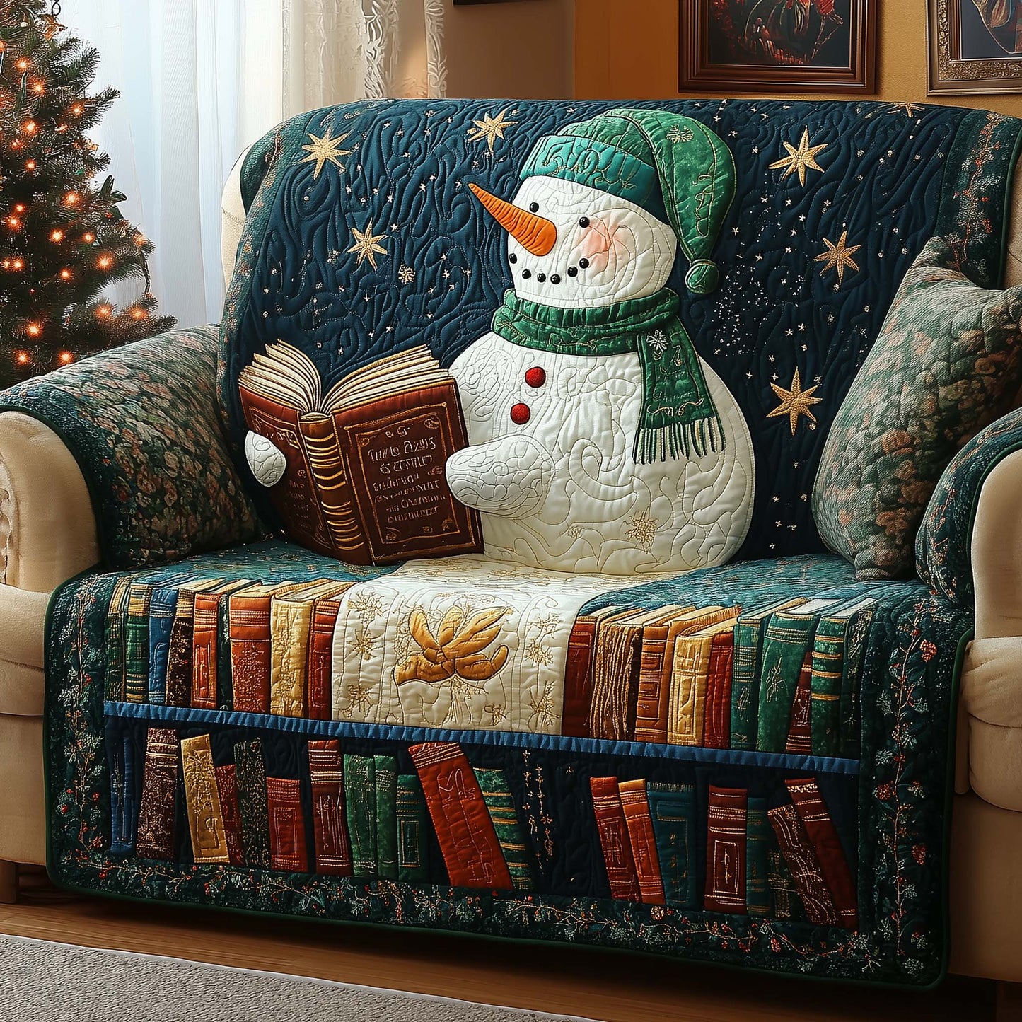 Reading Snow Quilted Sofa Cover GFTOQM972