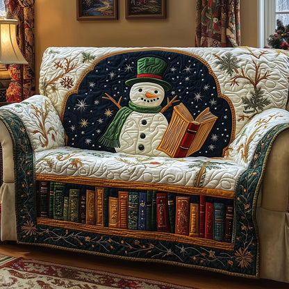 Story Snow Quilted Sofa Cover GFTOQM973